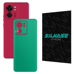 Folie skin SILKASE pentru Motorola Edge 40, turcoaz mat, protectie spate telefon Folie skin SILKASE pentru Motorola Edge 40, turcoaz mat, protectie spate telefon