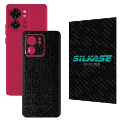 Folie skin SILKASE pentru Motorola Edge 40, negru hexa, protectie spate telefon Folie skin SILKASE pentru Motorola Edge 40, negru hexa, protectie spate telefon