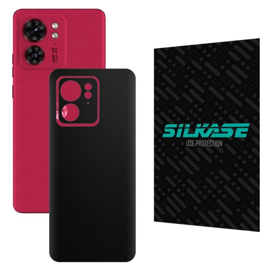 Folie skin SILKASE pentru Motorola Edge 40, negru mat, protectie spate telefon (SILKASE, Motorola) by www.silkase.ro Folie skin SILKASE pentru Motorola Edge 40, negru mat, protectie spate telefon (Edge 40, S1189) by www.silkase.ro