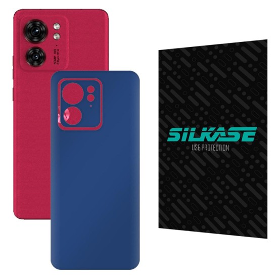 Folie skin SILKASE pentru Motorola Edge 40, albastru inchis mat, protectie spate telefon (SILKASE, Motorola) by www.silkase.ro Folie skin SILKASE pentru Motorola Edge 40, albastru inchis mat, protectie spate telefon (Edge 40, S1176) by www.silkase.ro