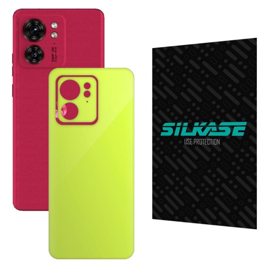 Folie skin SILKASE pentru Motorola Edge 40, verde neon, protectie spate telefon (SILKASE, Motorola) by www.silkase.ro Folie skin SILKASE pentru Motorola Edge 40, verde neon, protectie spate telefon (Edge 40, S1197) by www.silkase.ro