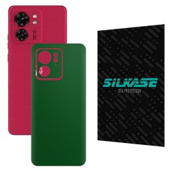 Folie skin SILKASE pentru Motorola Edge 40, verde inchis mat, protectie spate telefon Folie skin SILKASE pentru Motorola Edge 40, verde inchis mat, protectie spate telefon