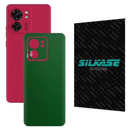 Folie skin SILKASE pentru Motorola Edge 40, verde inchis mat, protectie spate telefon (SILKASE, Motorola) by www.silkase.ro Folie skin SILKASE pentru Motorola Edge 40, verde inchis mat, protectie spate telefon (Edge 40, S1196) by www.silkase.ro