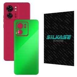 Folie skin SILKASE pentru Motorola Edge 40, galben, protectie spate telefon Folie skin SILKASE pentru Motorola Edge 40, galben, protectie spate telefon