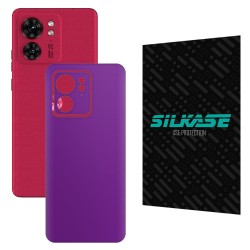 Folie skin SILKASE pentru Motorola Edge 40, violet mat, protectie spate telefon Folie skin SILKASE pentru Motorola Edge 40, violet mat, protectie spate telefon