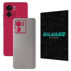 Folie skin SILKASE pentru Motorola Edge 40, gri deschis, protectie spate telefon Folie skin SILKASE pentru Motorola Edge 40, gri deschis, protectie spate telefon