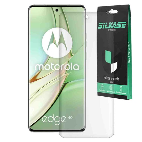 Folie mata SILKASE pentru Motorola Edge 40, protectie ecran, silicon (SILKASE, Motorola) by www.silkase.ro Folie mata SILKASE pentru Motorola Edge 40, protectie ecran, silicon (Edge 40, F6040) by www.silkase.ro