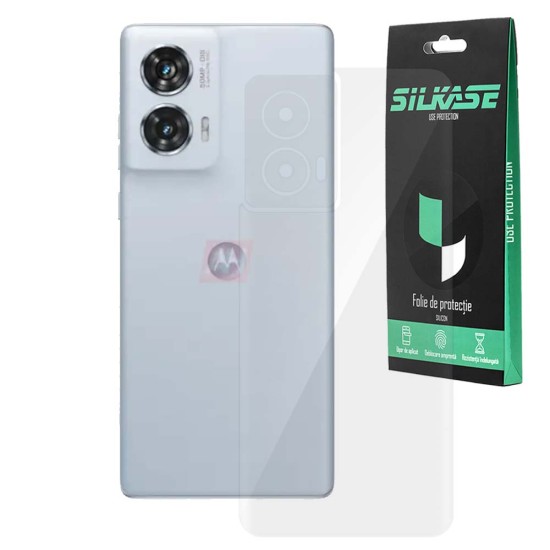Folie spate SILKASE pentru Motorola Edge 50 Fusion, protectie spate, silicon regenerabil (Edge 50 Fusion, F7074) by www.silkase.ro