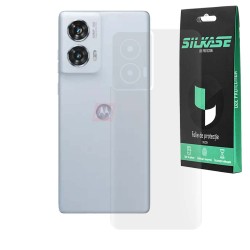 Folie spate mata SILKASE pentru Motorola Edge 50 Fusion, protectie spate, silicon