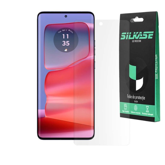 Folie mata SILKASE pentru Motorola Edge 50 Pro, protectie ecran, silicon (Edge 50 Pro, F7090) by www.silkase.ro
