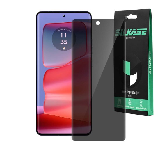 Folie privacy SILKASE pentru Motorola Edge 50 Pro, protectie ecran, silicon (SILKASE, Folie Silicon Privacy) by www.silkase.ro Folie privacy SILKASE pentru Motorola Edge 50 Pro, protectie ecran, silicon (Edge 50 Pro, F7091) by www.silkase.ro