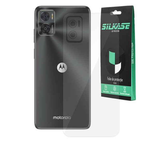 Folie spate SILKASE pentru Motorola Moto E22i, protectie spate, silicon regenerabil (SILKASE, Folie Silicon Spate Lucioasa) by www.silkase.ro Folie spate SILKASE pentru Motorola Moto E22i, protectie spate, silicon regenerabil (Moto E22i, F6727) by www.silkase.ro