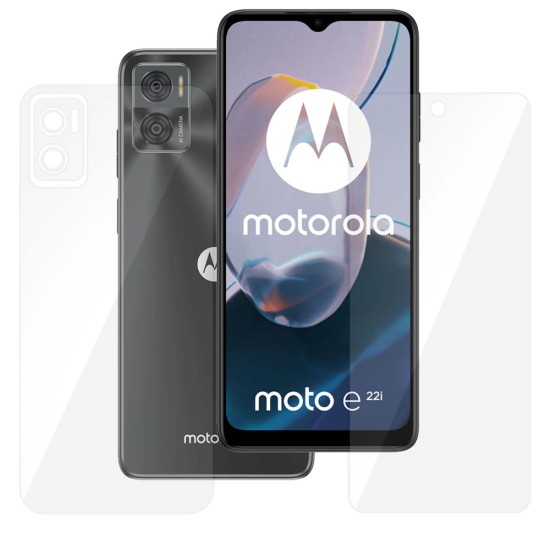 Set 2 folii SILKASE pentru Motorola Moto E22i, protectie telefon, silicon regenerabil (Moto E22i, F6728) by www.silkase.ro