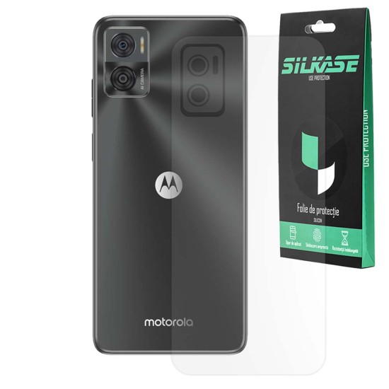 Folie spate mata SILKASE pentru Motorola Moto E22i, protectie spate, silicon (SILKASE, Folie Silicon Spate Mata) by www.silkase.ro Folie spate mata SILKASE pentru Motorola Moto E22i, protectie spate, silicon (Moto E22i, F6730) by www.silkase.ro