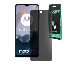 Folie privacy mata SILKASE pentru Motorola Moto E22i, protectie ecran, silicon Folie privacy mata SILKASE pentru Motorola Moto E22i, protectie ecran, silicon