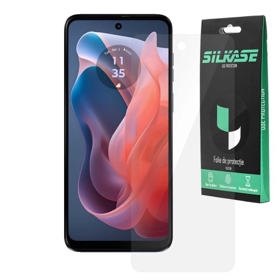 Folie SILKASE pentru Motorola Moto G Play (2024), protectie ecran, silicon regenerabil (Moto G Play (2024), F6794) by www.silkase.ro