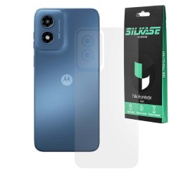 Folie spate mata SILKASE pentru Motorola Moto G Play (2024), protectie spate, silicon