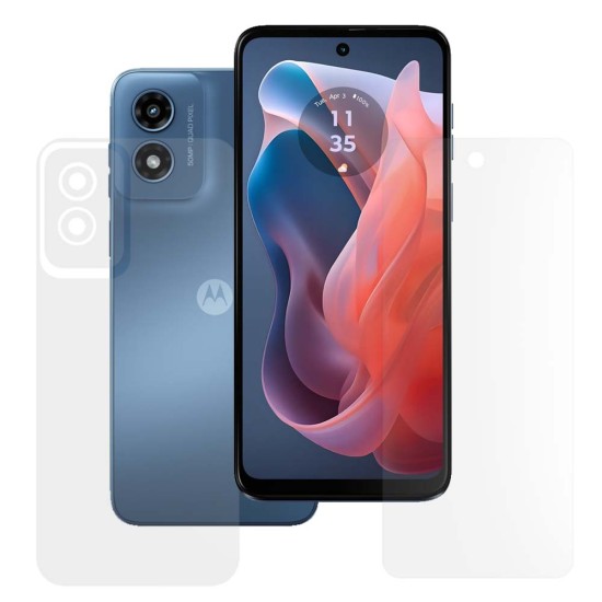 Set 2 folii mate SILKASE pentru Motorola Moto G Play (2024), protectie telefon, silicon (Moto G Play (2024), F6799) by www.silkase.ro