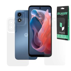 Set 2 folii mate SILKASE pentru Motorola Moto G Play (2024), protectie telefon, silicon