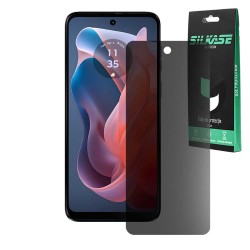 Folie privacy mata SILKASE pentru Motorola Moto G Play (2024), protectie ecran, silicon