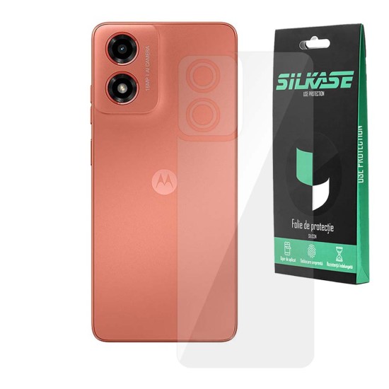 Folie spate SILKASE pentru Motorola Moto G04, protectie spate, silicon regenerabil (SILKASE, Folie Silicon Spate Lucioasa) by www.silkase.ro Folie spate SILKASE pentru Motorola Moto G04, protectie spate, silicon regenerabil (Moto G04, F6606) by www.silkase.ro