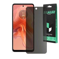 Folie privacy mata SILKASE pentru Motorola Moto G04, protectie ecran, silicon
