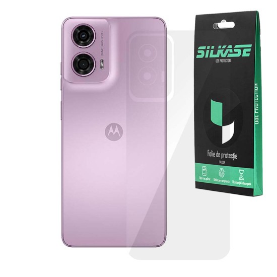 Folie spate SILKASE pentru Motorola Moto G24, protectie spate, silicon regenerabil (SILKASE, Folie Silicon Spate Lucioasa) by www.silkase.ro Folie spate SILKASE pentru Motorola Moto G24, protectie spate, silicon regenerabil (Moto G24, F6779) by www.silkase.ro
