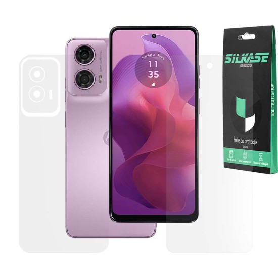 Set 2 folii mate SILKASE pentru Motorola Moto G24, protectie telefon, silicon (SILKASE, Set Folii Mate) by www.silkase.ro Set 2 folii mate SILKASE pentru Motorola Moto G24, protectie telefon, silicon (Moto G24, F6783) by www.silkase.ro
