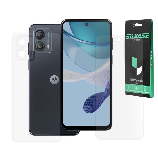 Set 2 folii mate SILKASE pentru Motorola Moto G53, protectie telefon, silicon (Moto G53 5G, F6675) by www.silkase.ro