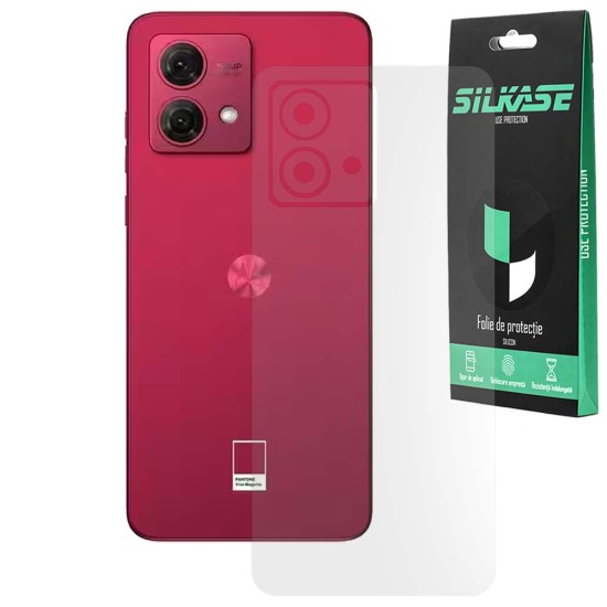 Folie spate mata SILKASE pentru Motorola Moto G84, protectie spate, silicon (SILKASE, Folie Silicon Spate Mata) by www.silkase.ro Folie spate mata SILKASE pentru Motorola Moto G84, protectie spate, silicon (Moto G84 5G, F6617) by www.silkase.ro