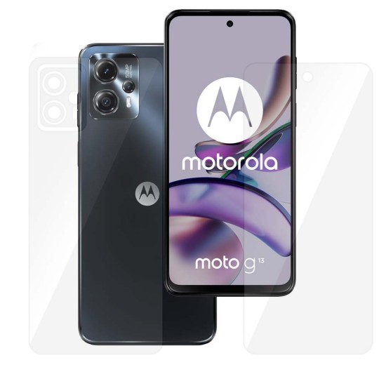 Set 2 folii SILKASE pentru Motorola Moto g13, protectie telefon, silicon regenerabil (SILKASE, Set Folii Lucioase) by www.silkase.ro Set 2 folii SILKASE pentru Motorola Moto g13, protectie telefon, silicon regenerabil (Moto G13, F6736) by www.silkase.ro