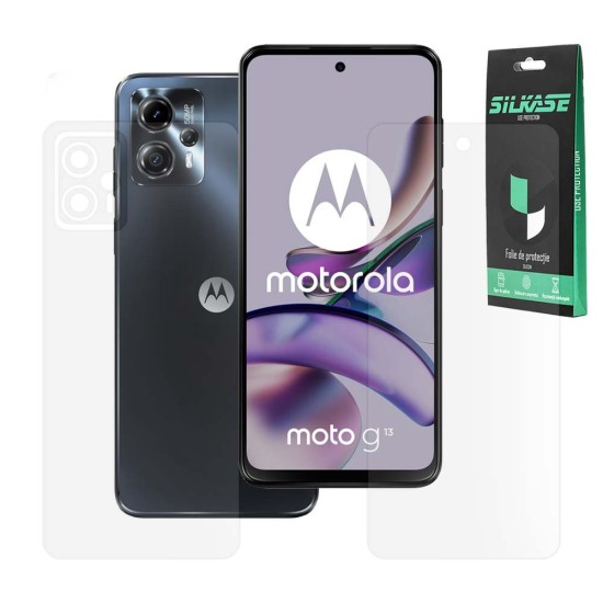 Set 2 folii mate SILKASE pentru Motorola Moto g13, protectie telefon, silicon (SILKASE, Set Folii Mate) by www.silkase.ro Set 2 folii mate SILKASE pentru Motorola Moto g13, protectie telefon, silicon (Moto G13, F6739) by www.silkase.ro
