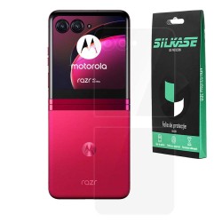 Folie spate SILKASE pentru Motorola Razr 40 Ultra, protectie spate, silicon regenerabil