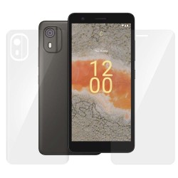 Set 2 folii SILKASE pentru Nokia C02, protectie telefon, silicon regenerabil