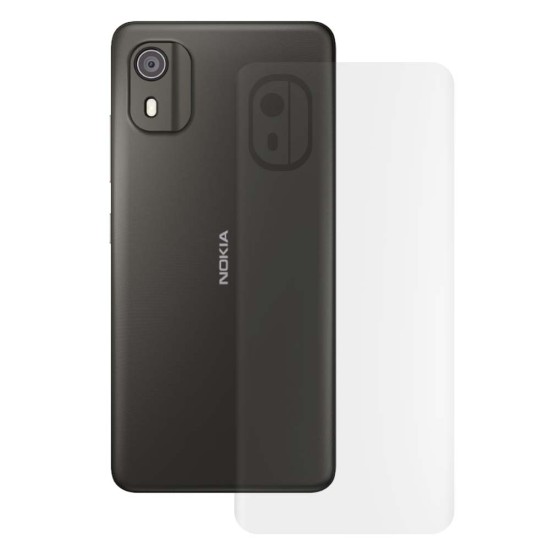 Folie spate mata SILKASE pentru Nokia C02, protectie spate, silicon (C12, F7174) by www.silkase.ro