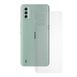 Folie spate mata SILKASE pentru Nokia C31 , protectie spate, silicon