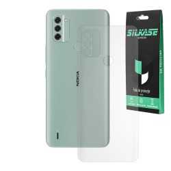 Folie spate mata SILKASE pentru Nokia C31 , protectie spate, silicon