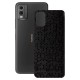 Folie skin SILKASE pentru Nokia C32, negru hexa, protectie spate telefon (C32, S1236) by www.silkase.ro