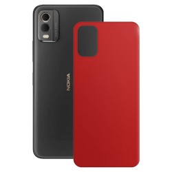 Folie skin SILKASE pentru Nokia C32, rosu, protectie spate telefon