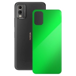 Folie skin SILKASE pentru Nokia C32, galben, protectie spate telefon