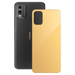 Folie skin SILKASE pentru Nokia C32, bej, protectie spate telefon
