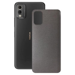 Folie skin SILKASE pentru Nokia C32, gri brushed, protectie spate telefon