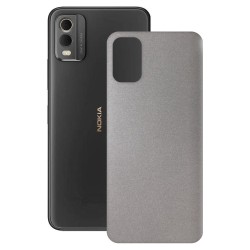 Folie skin SILKASE pentru Nokia C32, gri deschis, protectie spate telefon