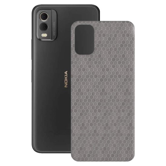 Folie skin SILKASE pentru Nokia C32, gri hex, protectie spate telefon (SILKASE, Nokia) by www.silkase.ro Folie skin SILKASE pentru Nokia C32, gri hex, protectie spate telefon (C32, S1231) by www.silkase.ro
