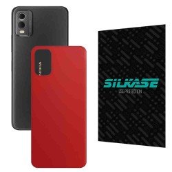 Folie skin SILKASE pentru Nokia C32, rosu, protectie spate telefon Folie skin SILKASE pentru Nokia C32, rosu, protectie spate telefon