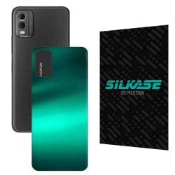 Folie skin SILKASE pentru Nokia C32, verde emerald, protectie spate telefon Folie skin SILKASE pentru Nokia C32, verde emerald, protectie spate telefon