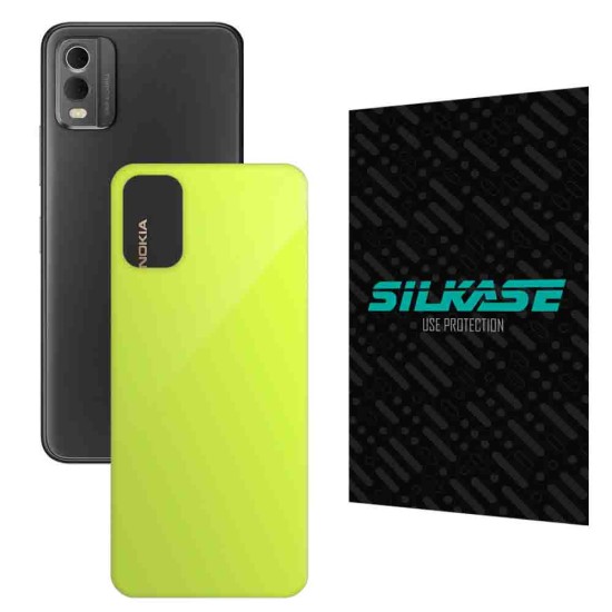 Folie skin SILKASE pentru Nokia C32, verde neon, protectie spate telefon (C32, S1245) by www.silkase.ro