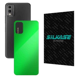 Folie skin SILKASE pentru Nokia C32, galben, protectie spate telefon Folie skin SILKASE pentru Nokia C32, galben, protectie spate telefon