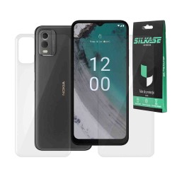 Set 2 folii SILKASE pentru Nokia C32, protectie telefon, silicon regenerabil Set 2 folii SILKASE pentru Nokia C32, protectie telefon, silicon regenerabil