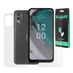 Set 2 folii mate SILKASE pentru Nokia C32, protectie telefon, silicon Set 2 folii mate SILKASE pentru Nokia C32, protectie telefon, silicon